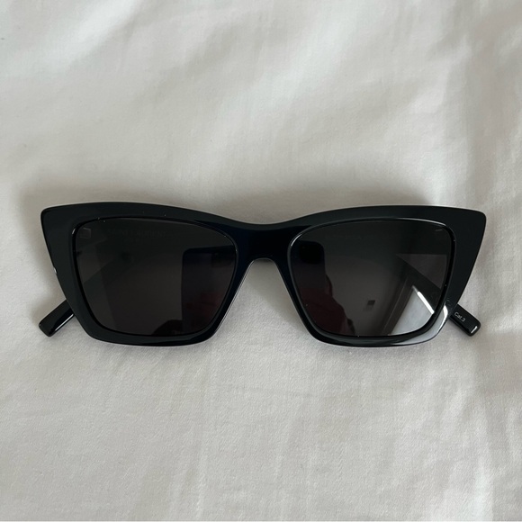 Authentic YSL Saint Laurent SL 276 MICA 53mm Cat Eye Sunglasses - Picture 2 of 11